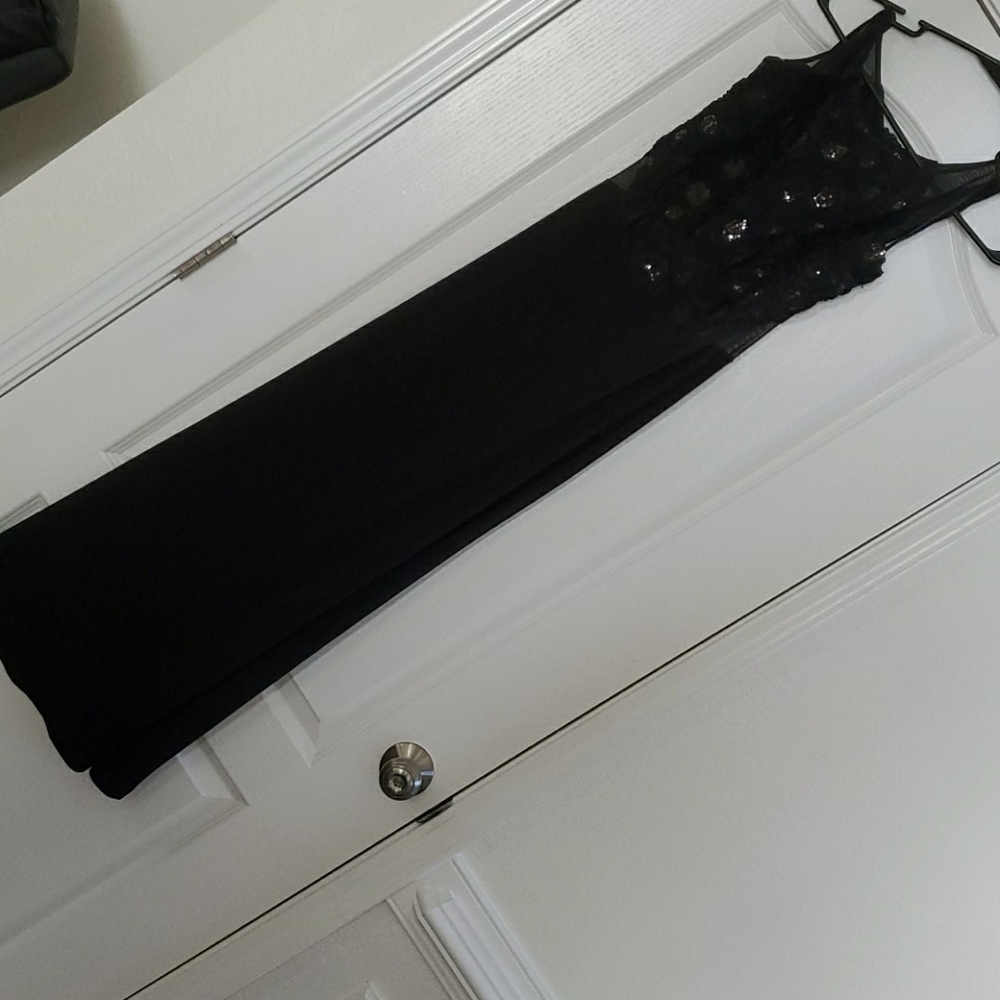 Black evening dress